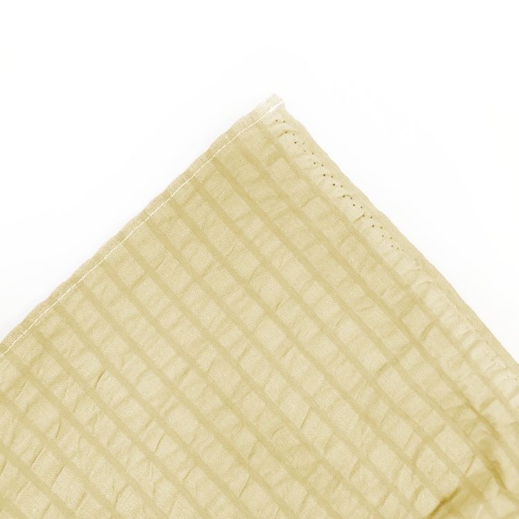 Prześcieradło bawełniane KORA - kolor Jasny Beż 04, róg prześcieradła